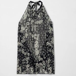 NWT KATE MOSS X ZARA Silk Halter Top. Size Medium